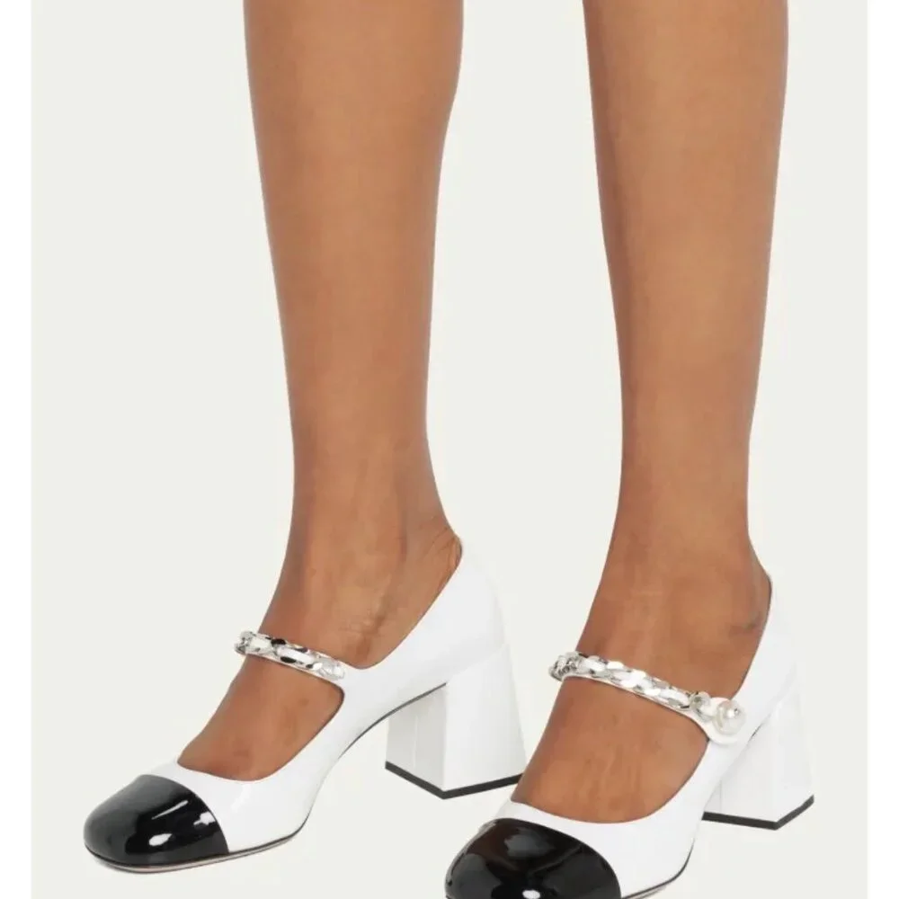 Miu Miu Mary Jane leather pumps size 40.5 - Beautiful almost new - Picture 3 of 10